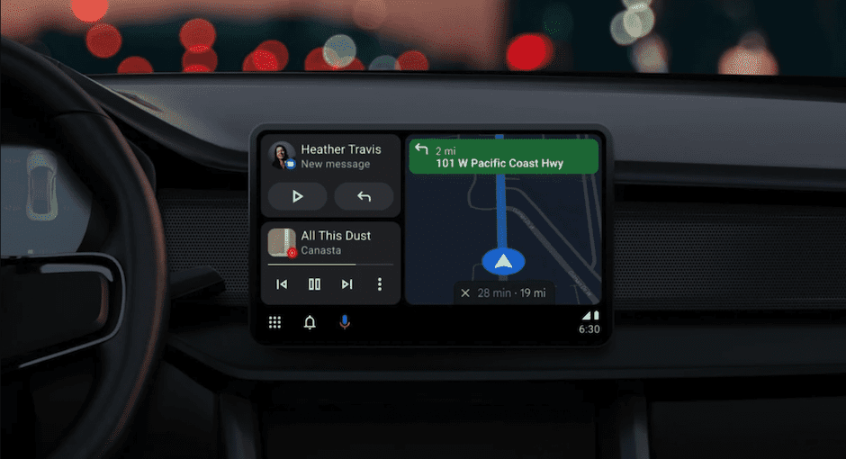 Navigacija Android auto za google mape