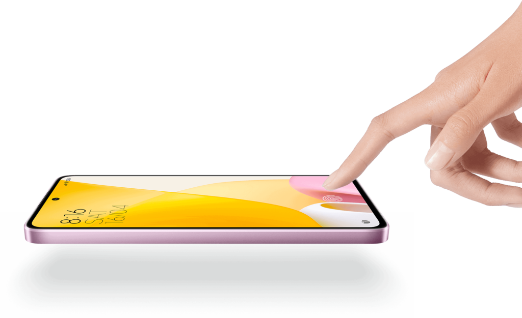 Ekran kod Xiaomi 12 Lite ima otključavanje na otisak prsta