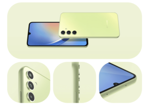 Recenzija Galaxy A34 dizajna